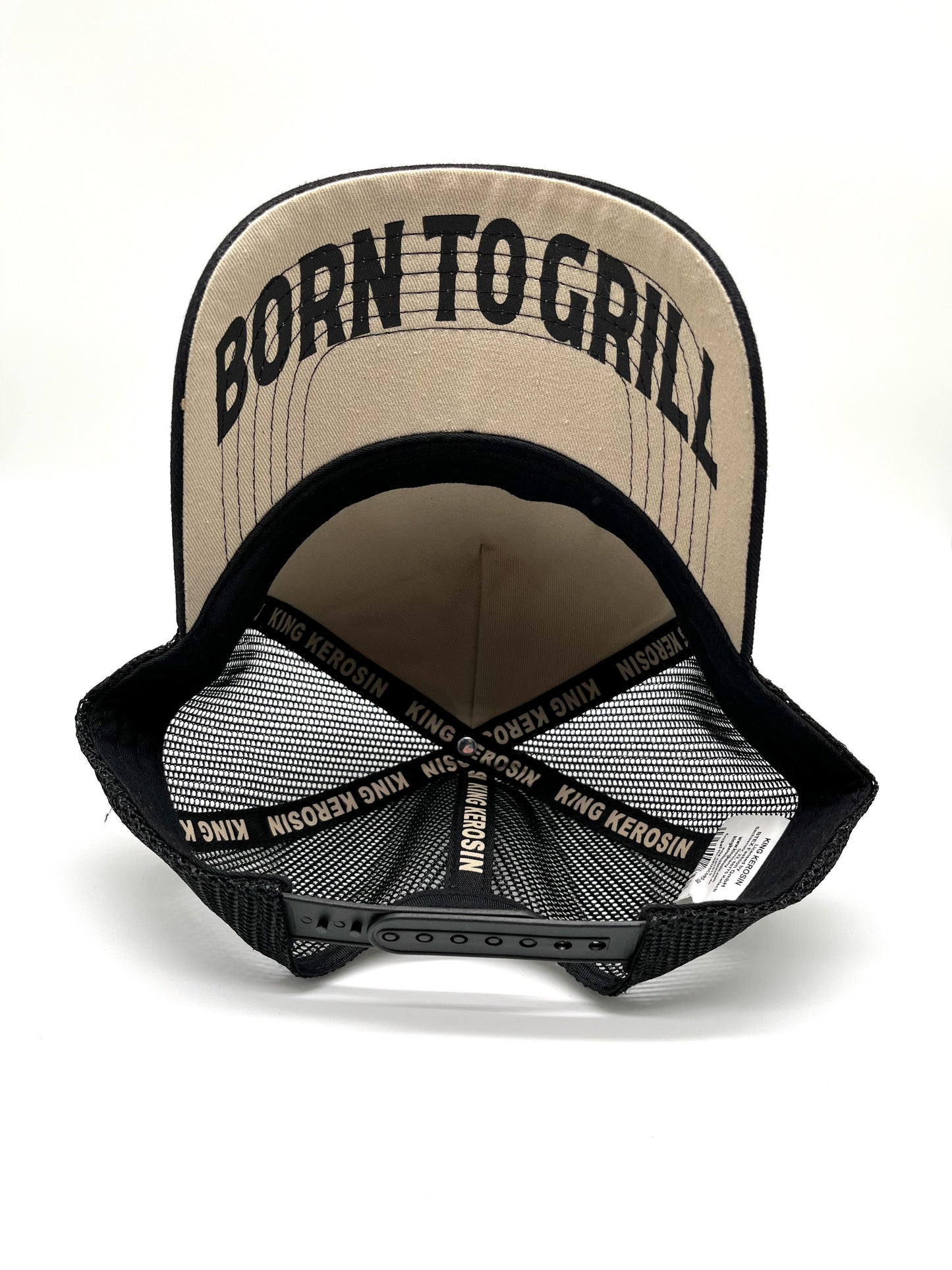 Cap Lucki Maurer "Lucky Bastard" off white -  60% Baumwolle, 40% Polyester