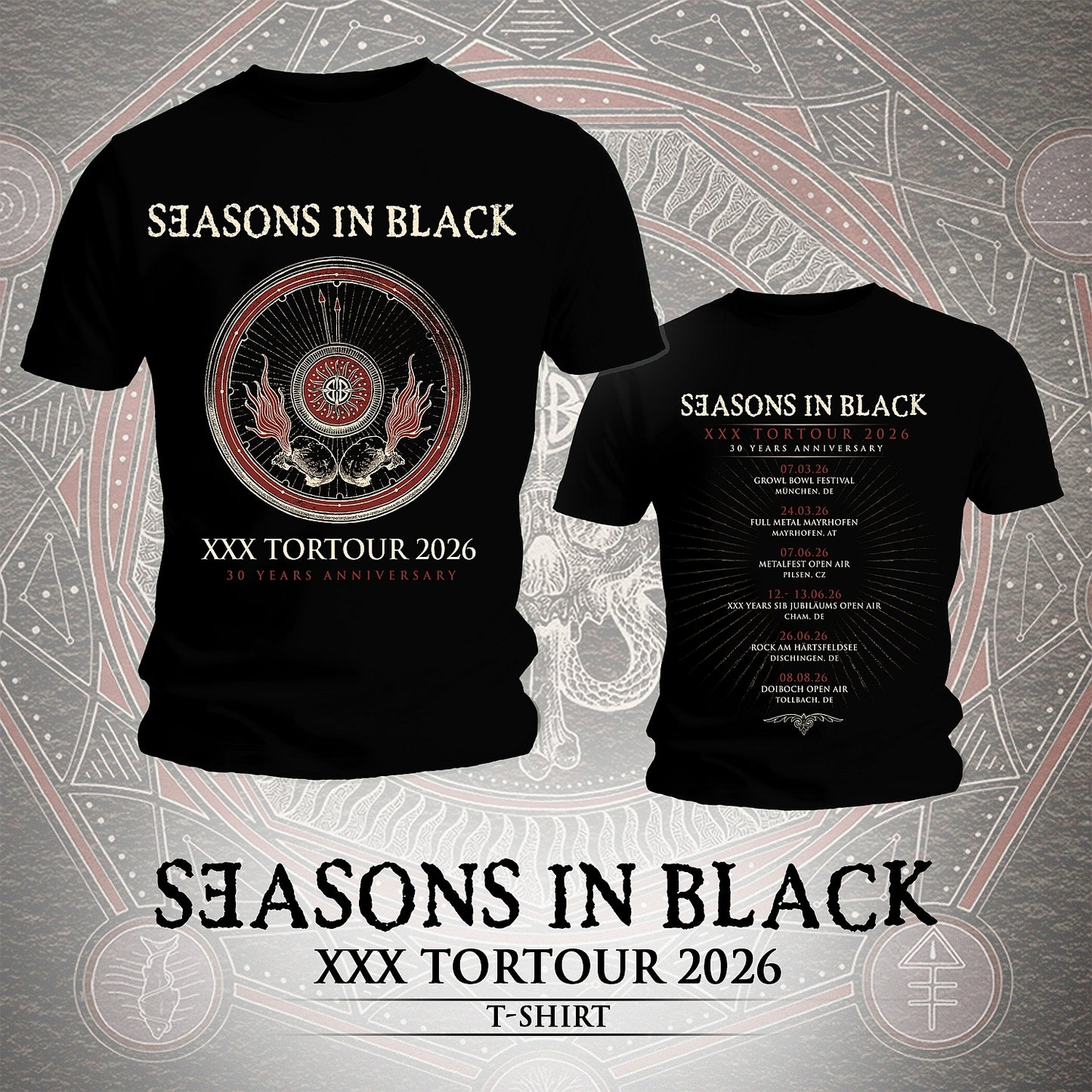 Tourshirt 2026 – 100% Baumwolle