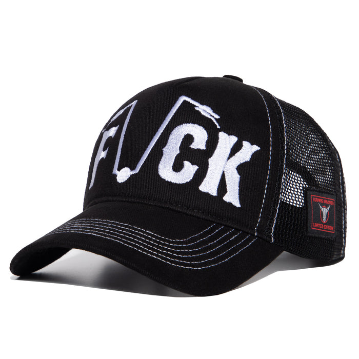 Cap "Fuck" black 100% Baumwolle