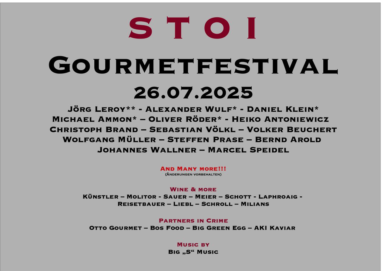 26.07.2025: STOI Gourmetfestival