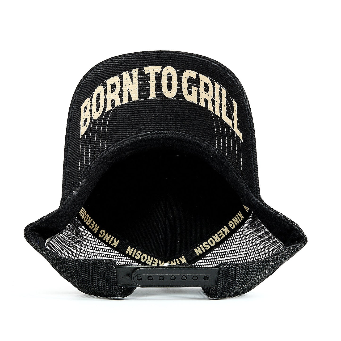 Cap Lucki Maurer "Lucky Bastard" schwarz -  60% Baumwolle, 40% Polyester