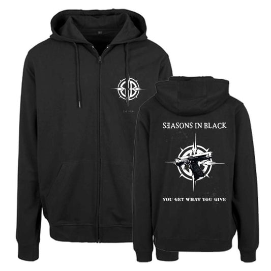 Seasons In Black Zipper – You get what you give 80% Baumwolle, 20% Polyester